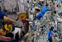 Китайские астронавты завершили первый месяц работы на станции Tiangong и испекли тыкву на орбите